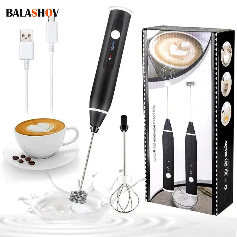 Rechargeable Coffee Beater & Milk Shaker